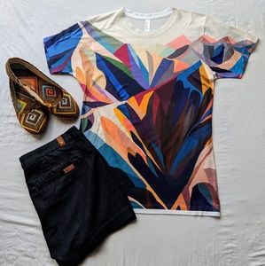 NWOT American Apparel Mountain Tee